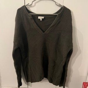Lucky Brand Green Sweater Top